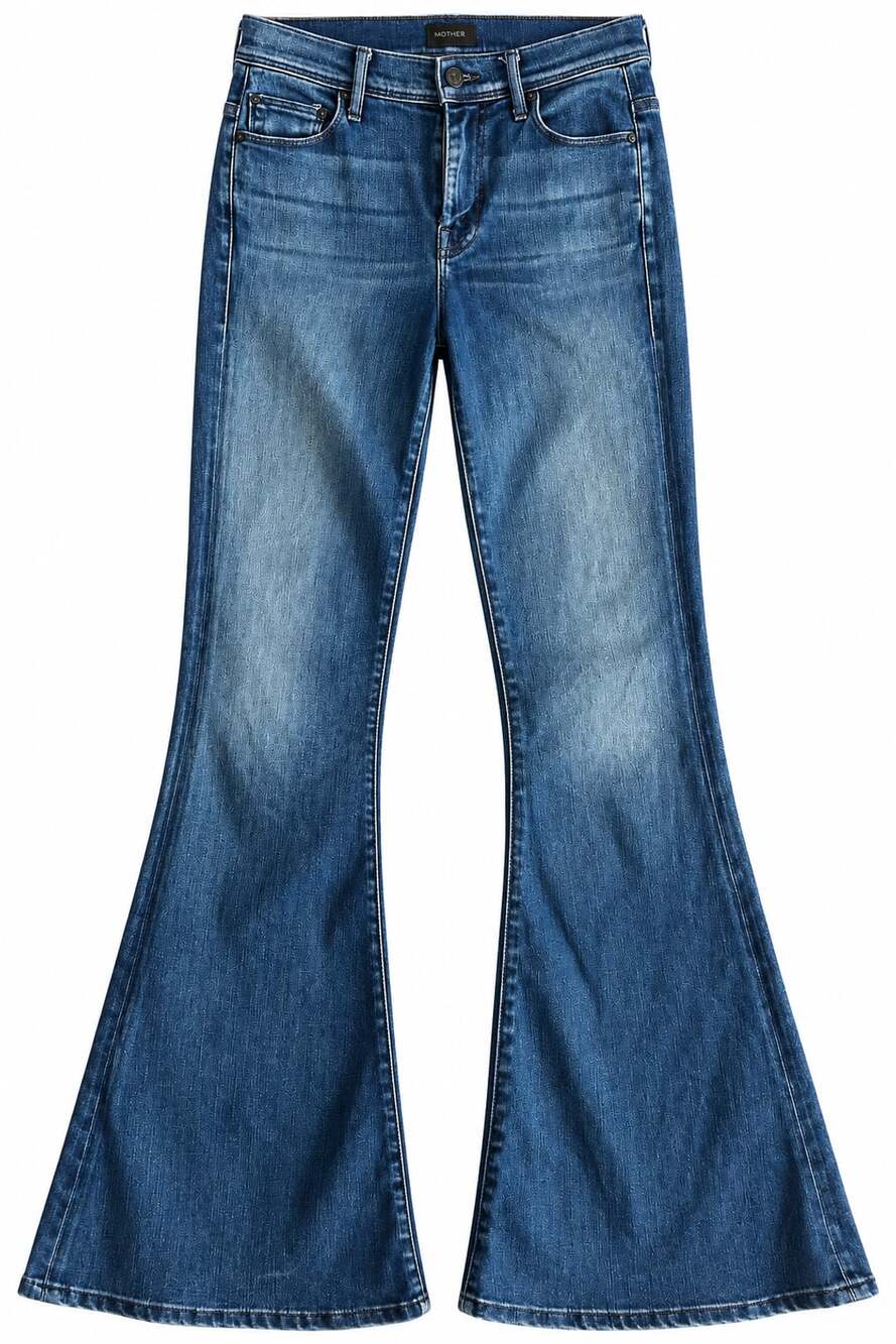 MOTHER The Super Cruiser Flare Jeans Dreamy Dark Wash Size 25